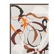 Rust Neutral Brown Canvas & Wood Carnival Framed Art