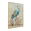 Green Neutral Canvas & Wood Marshlands Framed Art