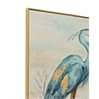 Green Neutral Canvas & Wood Marshlands Framed Art
