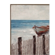 Blue Neutral Canvas Wood Camden Marsh Framed Art