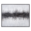 Black  Abstract Framed Canvas Wall Art Decor