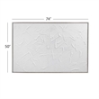 Gray Wood Framed Canvas Wall Art Wood Frame