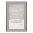 Neutral Brown Abstract Framed Canvas Wall Art Decor