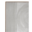 Hand-painted Gray textured canvas with framed finish