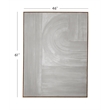 Hand-painted Gray textured canvas with framed finish