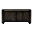 Black Olive Ash Burl Wood Storage Dining Server Modern