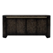 Black Olive Ash Burl Wood Storage Dining Server Modern