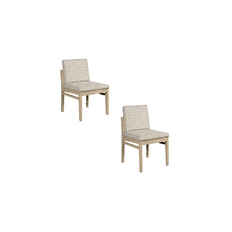 Trifecta Calico Jack Upholstered Modern Dining Chair Oak wood