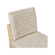 Trifecta Calico Jack Upholstered Modern Dining Chair Oak wood