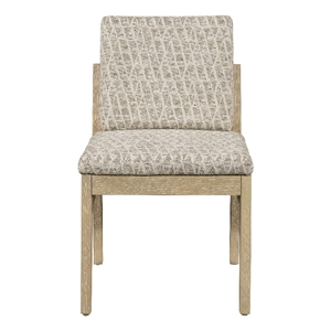 Driftwood Fabric Modern Dining Chair Set