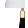 Jassy Crystal Black Gold Modern Table Lamp