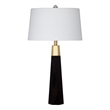 Jassy Crystal Black Gold Modern Table Lamp