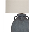 Canongate Ceramic Urn Table Lamp Gray Oatmeal