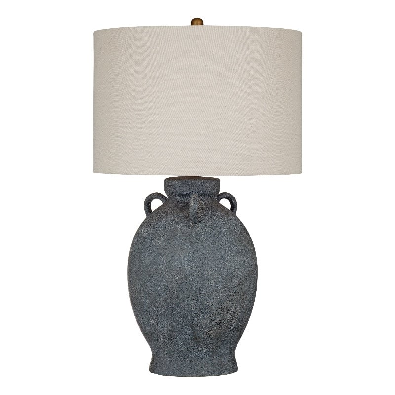 Canongate Ceramic Urn Table Lamp Gray Oatmeal