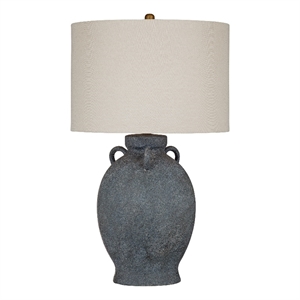 Canongate Ceramic Urn Table Lamp Gray Oatmeal
