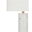 Lenning White Marble Gold Modern Table Lamp