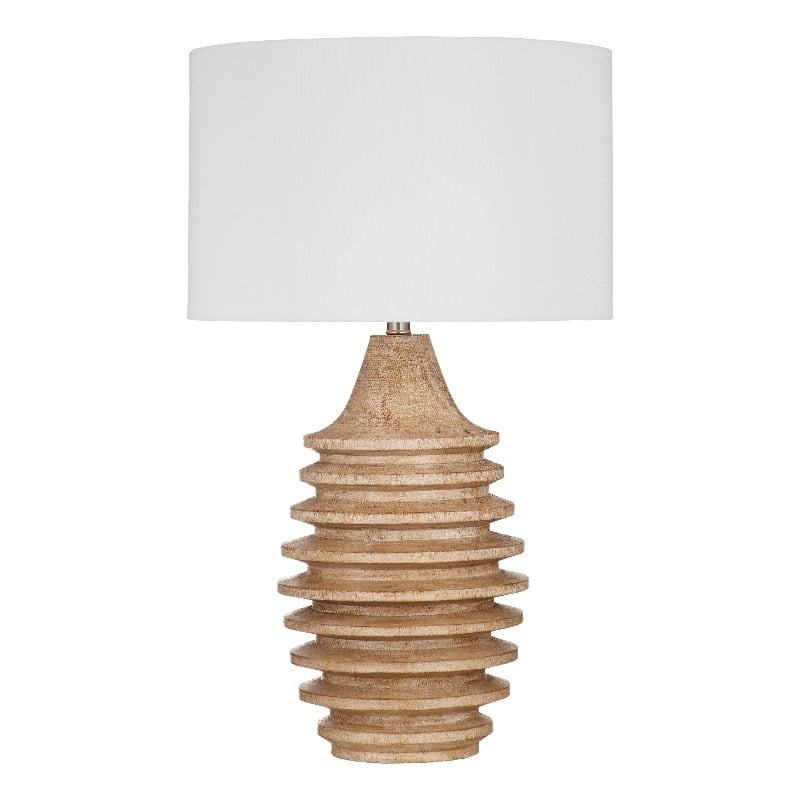 Natural Wood Look Modern style Table Lamp