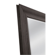 Bassett Mirror Traditional Beaded Metal Leaner Mirror in Black