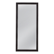 Bassett Mirror Traditional Beaded Metal Leaner Mirror in Black