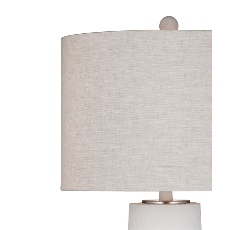 Bassett Mirror Selser Gold Metal Table Lamp with Fabric Shade