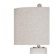 Bassett Mirror Selser Gold Metal Table Lamp with Fabric Shade