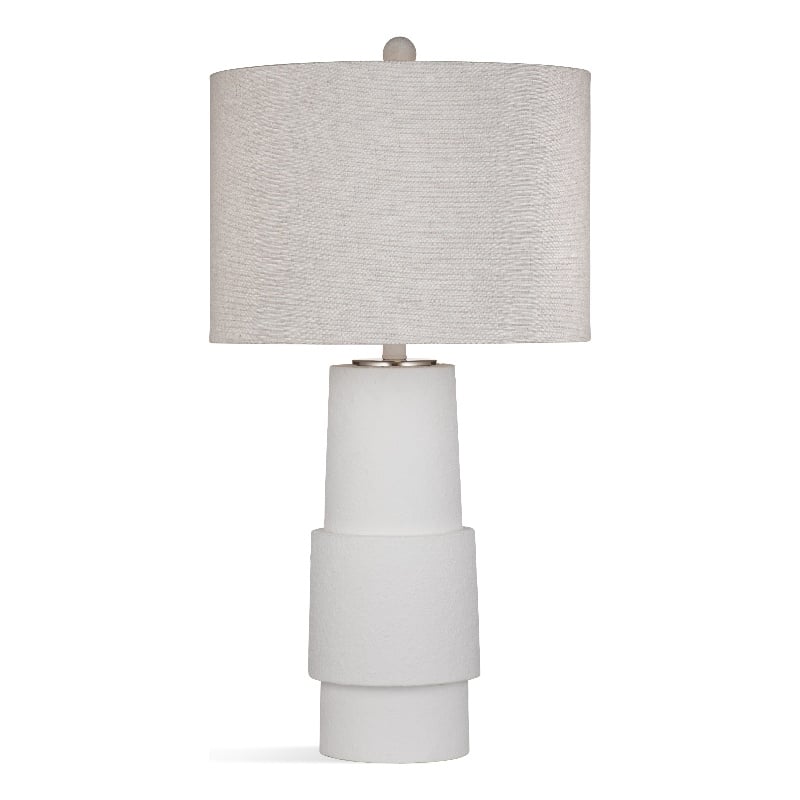 Bassett Mirror Selser Gold Metal Table Lamp with Fabric Shade