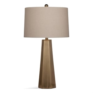 Bassett Mirror Marsham Metal Table Lamp in Gold