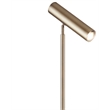 Bassett Mirror Thames White Modern Metal Floor Lamp for Home Decor
