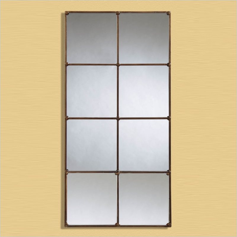 Isabelle Panel Mirror in Rustic Bronze M2537EC