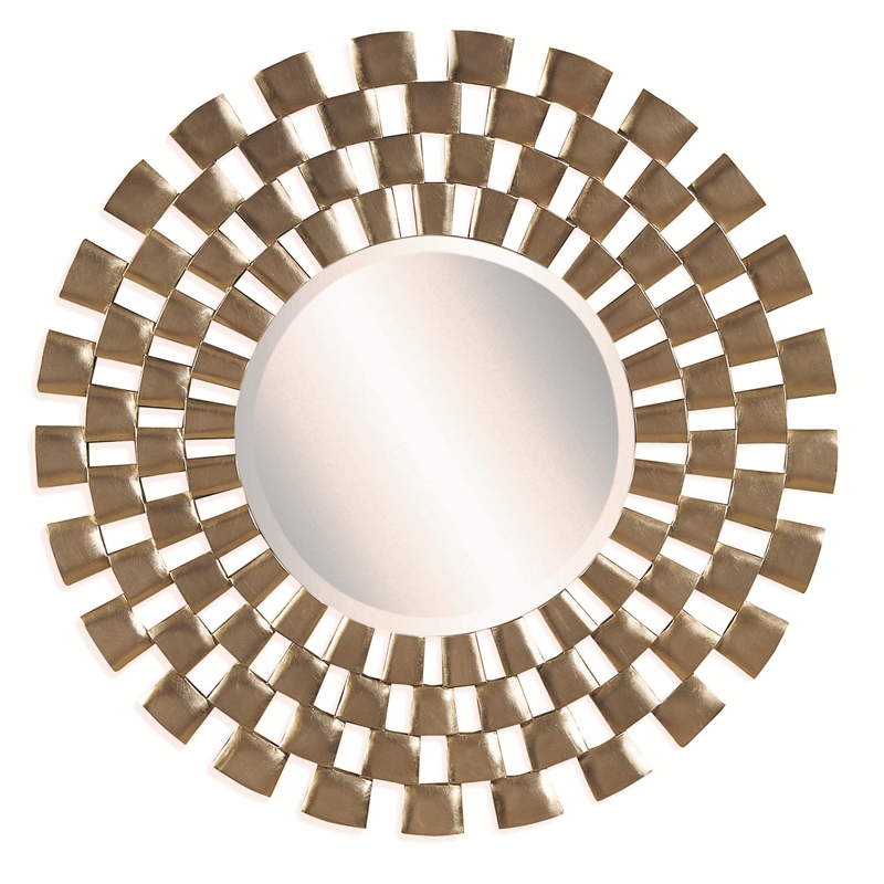Silver Metal Mirror Round Wall Mirror