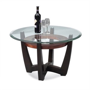 Bassett Mirror Elation Round Cocktail Table in C..