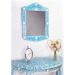 Butler Specialty Company Vivienne Bone Inlay Wall Mirror - Sky Blue And White
