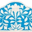 Butler Specialty Company Vivienne Bone Inlay Wall Mirror - Sky Blue And White