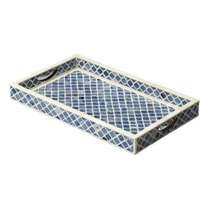 Butler Specialty Hors D'Oeuvres Bar Tray In Blue