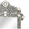 Butler Specialty Bone Inlay Accent Wall Mirror In Black