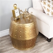Butler Specialty Metalworks End Table In Gold