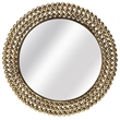 Butler Specialty Loft Round Accent Mirror In Gold