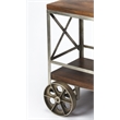 Butler Specialty Industrial Chic Bar Cart In Multi-Color