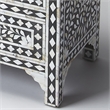 Butler Specialty Bone Inlay Accent Chest In Black Bone Inlay