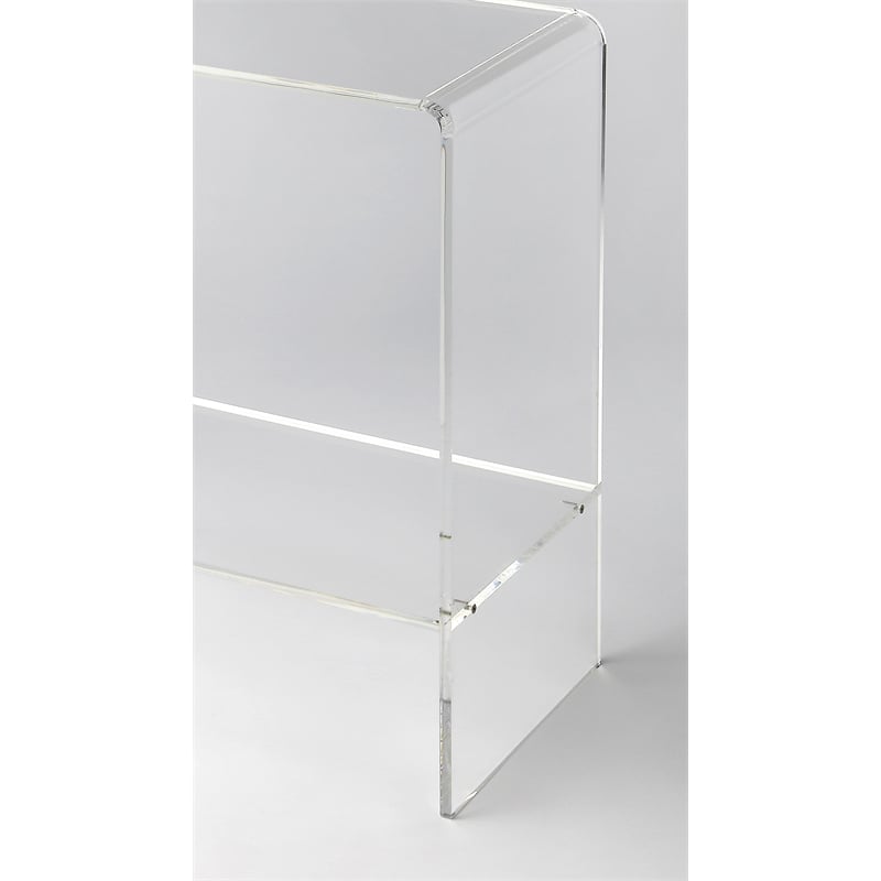 Butler Specialty Loft Console Table In Clear Acrylic