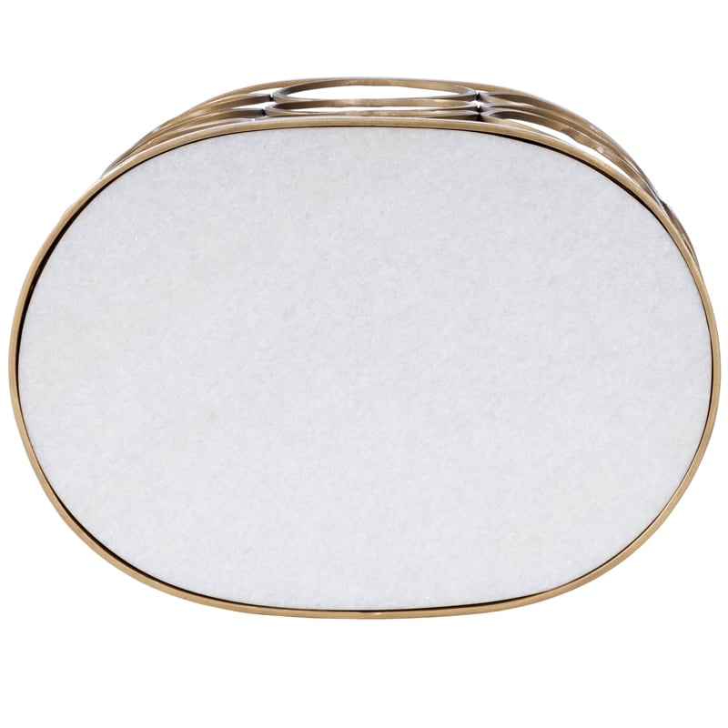 butler specialty loft oval end table in metalworks