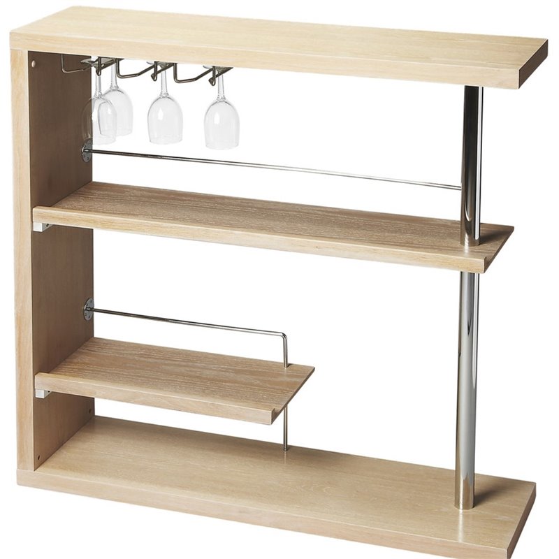 Butler Specialty Butler Loft Broadway Bar Cabinet in Gray Dawn