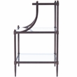 Butler Specialty Company Peninsula Metal and Glass End Table