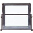 Butler Specialty Company Peninsula Metal and Glass End Table