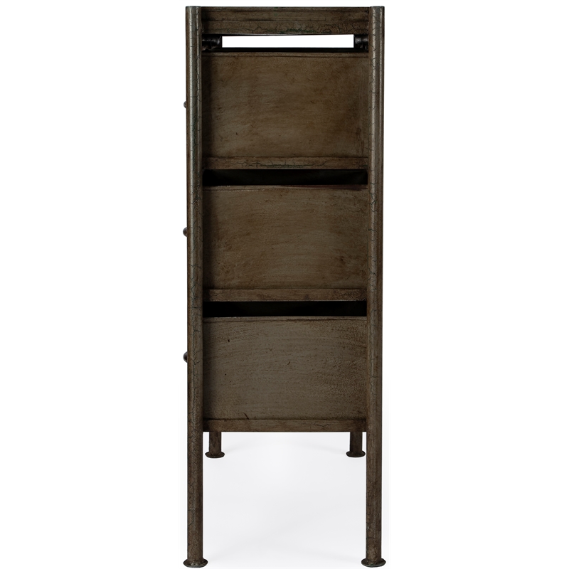 Butler Specialty Company Industrial Metal 6-Drawer Accent Chest - Bronze