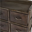 Butler Specialty Company Industrial Metal 6-Drawer Accent Chest - Bronze