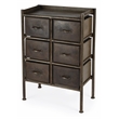 Butler Specialty Company Industrial Metal 6-Drawer Accent Chest - Bronze