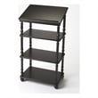 Butler Specialty Company Alden 4- Tier Library Stand - Black