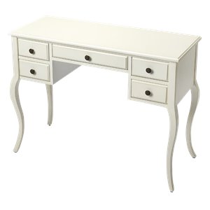 butler specialty masterpiece alicia writing desk in cottage white