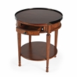 Butler Specialty Company End Table Nightstand Bedside Round in Wood - Brown
